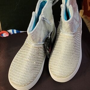 Elegant Silver Girl's Shoes